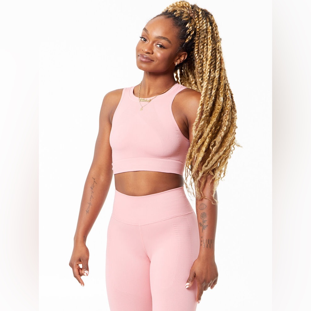 NWOT SoulCycle One by One High Neck Long Line Sports Bra